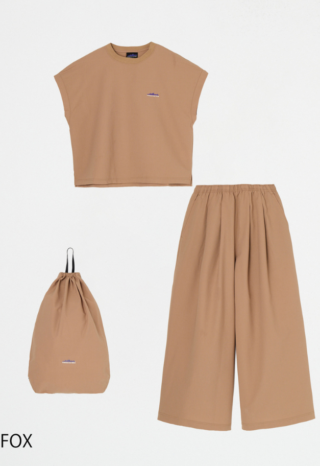 THOUSANDMILE FRENCH SLEEVE SHIRT&LONGPANTS SET【残FOX2点】