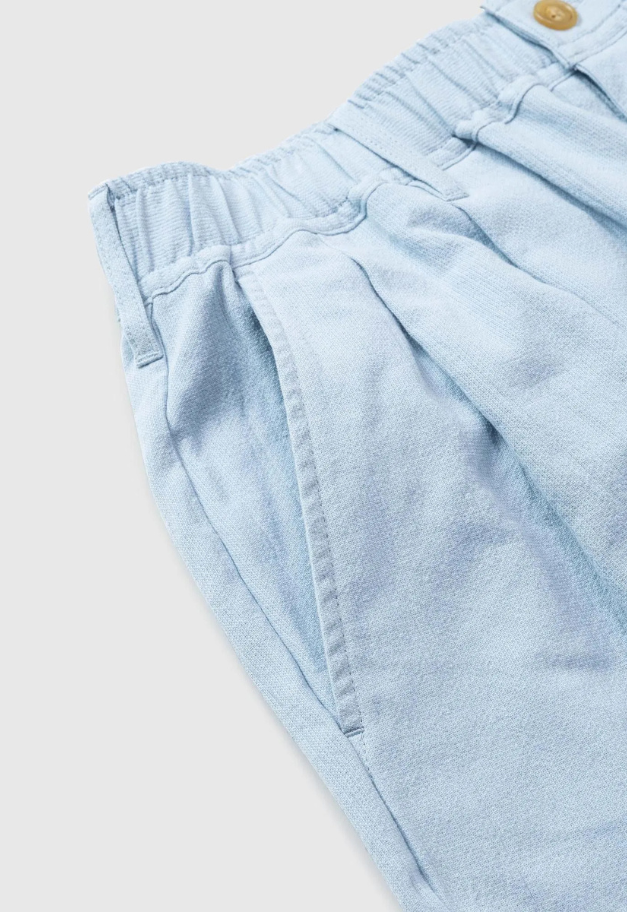 THING FABRICS Towel Wide Tapered Pants