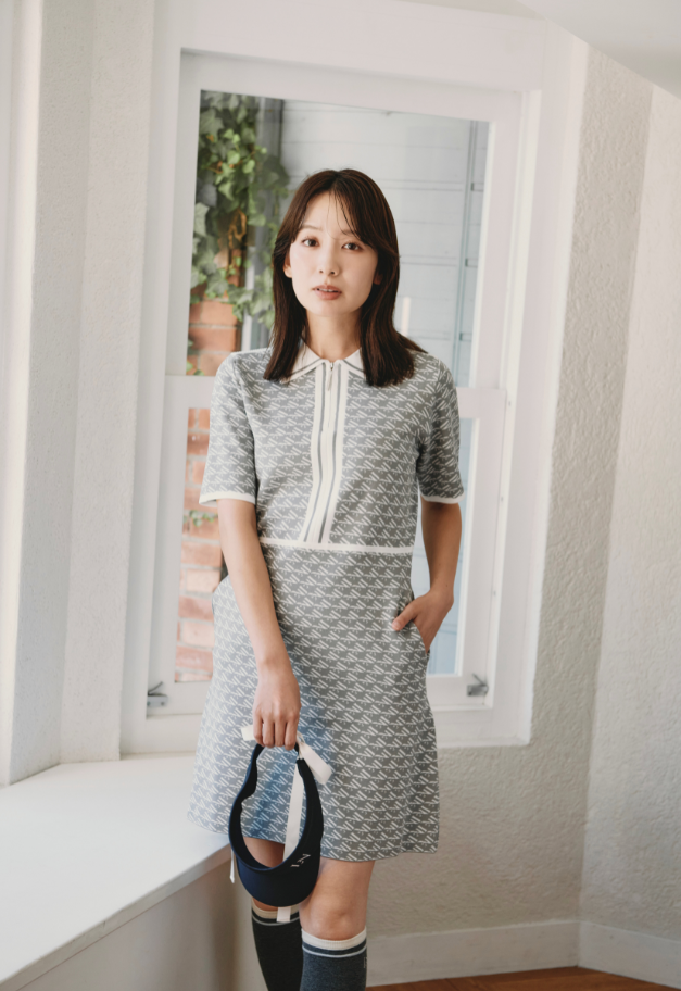 LE.NAN Logo zip one-piece