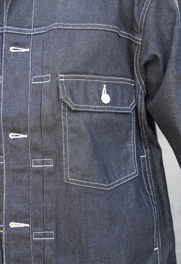 beautiful people selvedge denim square big blouson