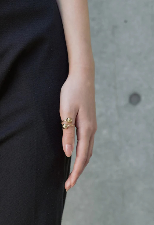 Scat "Ball" ring【GOLD】
