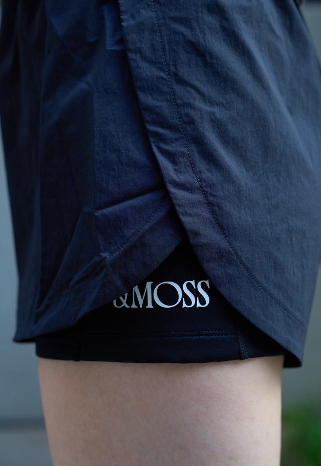 &MOSS 【クーポン割引】LAYARED ACTIVE SHORTS【残S 1点】