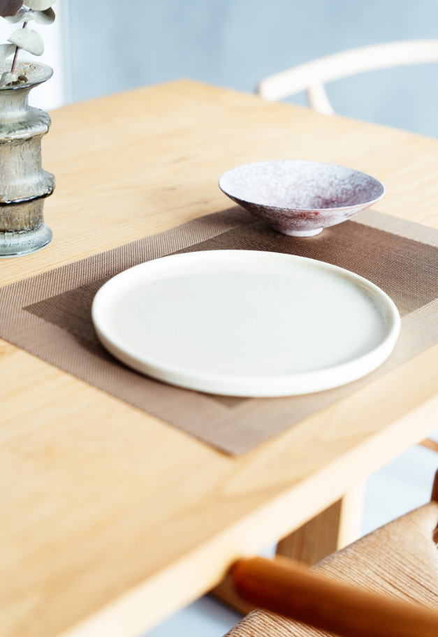 ヤマ庄陶器 Deepbreath 23㎝ 切立 plate