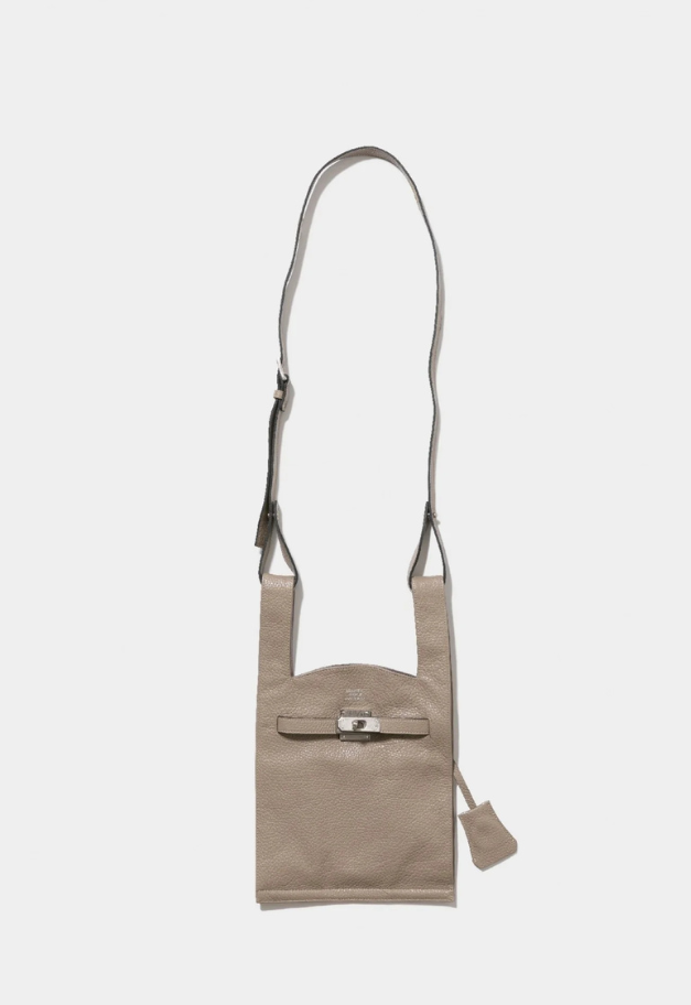 beautiful people market shoulder bag in shrink leather