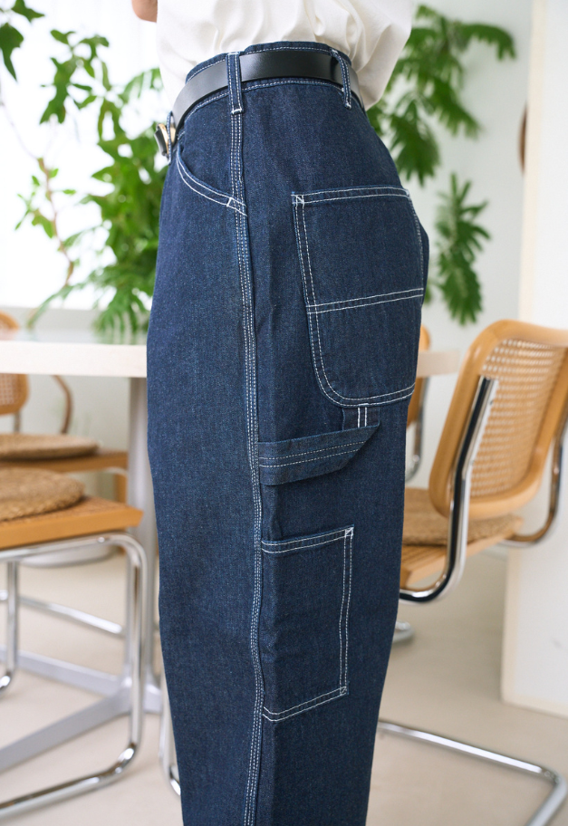 GUNG HO 11.5oz Cotton Denim Painter Pants “CARPENTER”【UNISEX】