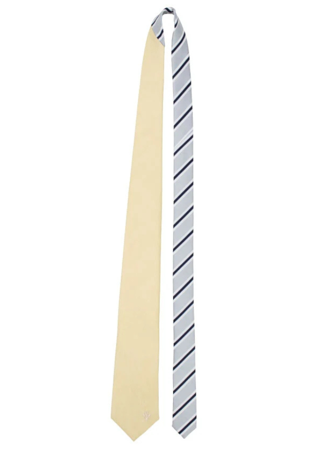 giraffe ワントーンチップレジメンタルタイ