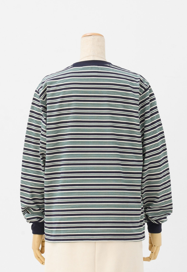 THOUSANDMILE LONG SLEEVE T BORDER