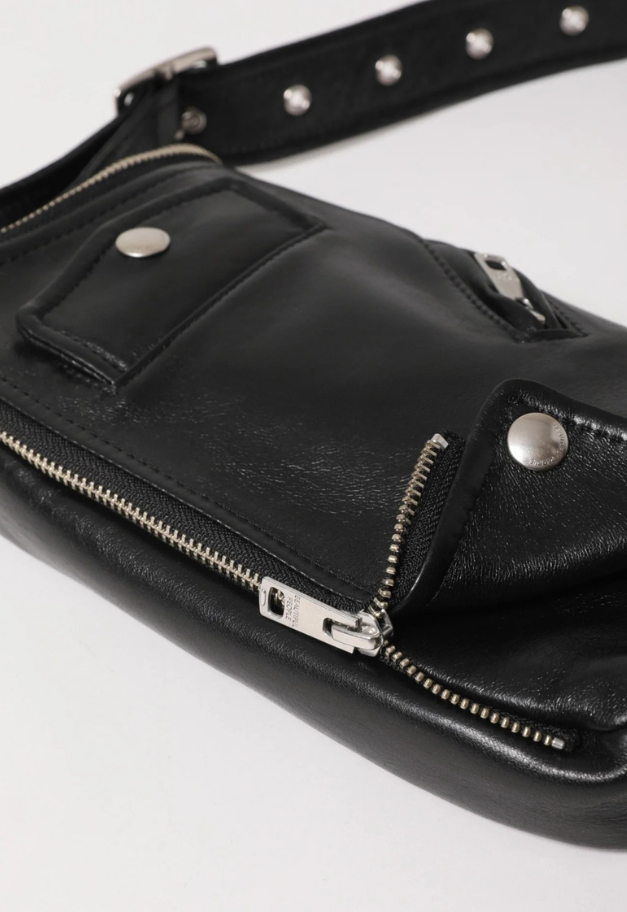 beautiful people excerption riders flap shoulder bag