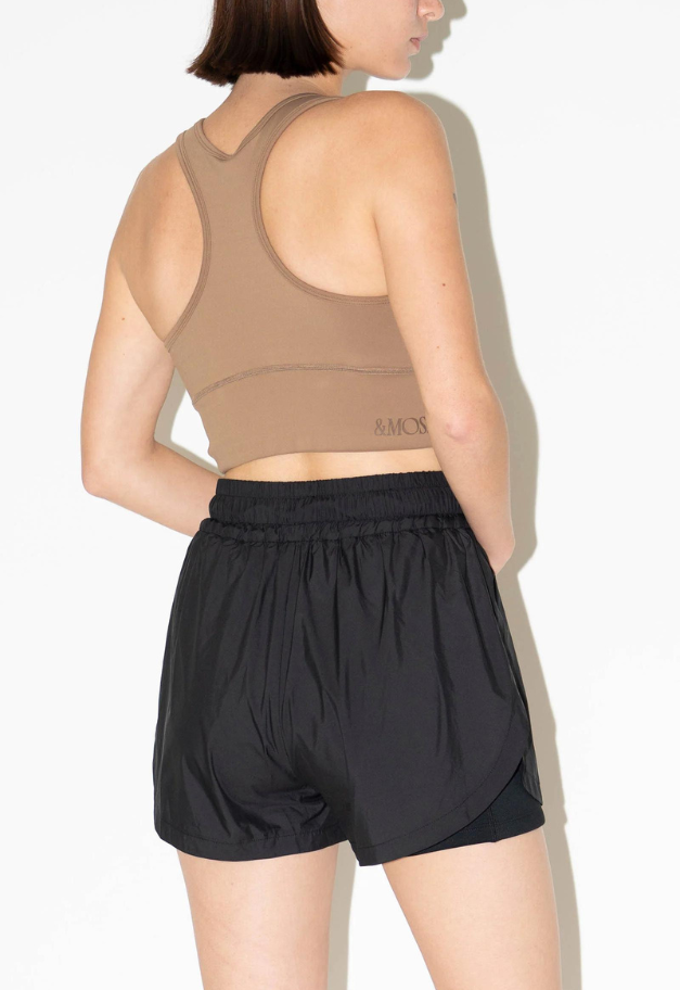 &MOSS 【クーポン割引】LAYARED ACTIVE SHORTS【残S 1点】