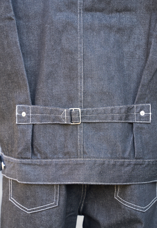beautiful people selvedge denim square big blouson