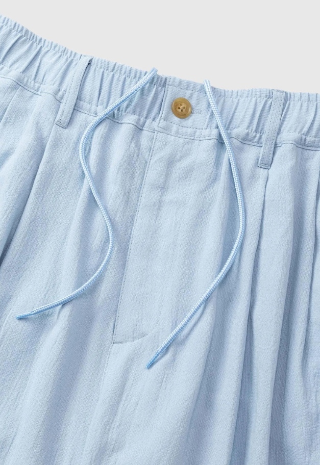 THING FABRICS Towel Wide Tapered Pants