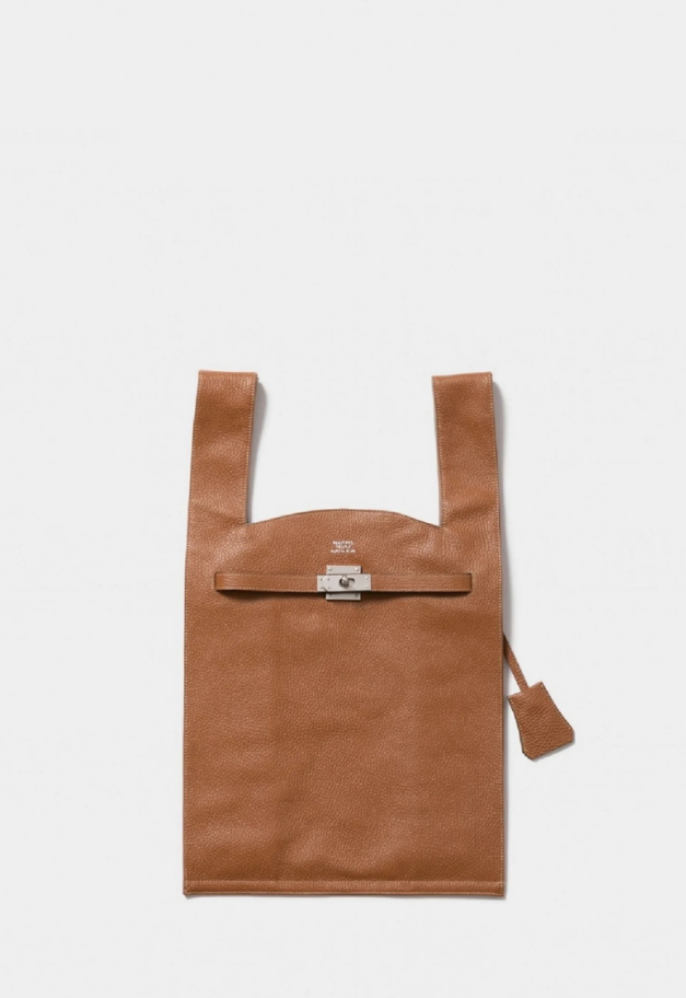 beautiful people large market bag in shrink leather