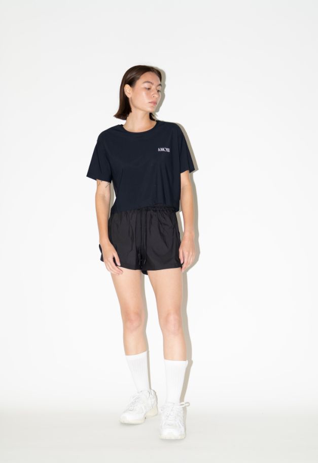 &MOSS 【クーポン割引】SMOOTH TOUCH CROPPED T-SHIRTS