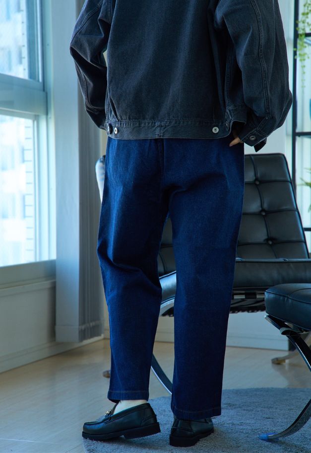 Gramicci STRETCH DENIM LOOSE TAPERED PANT