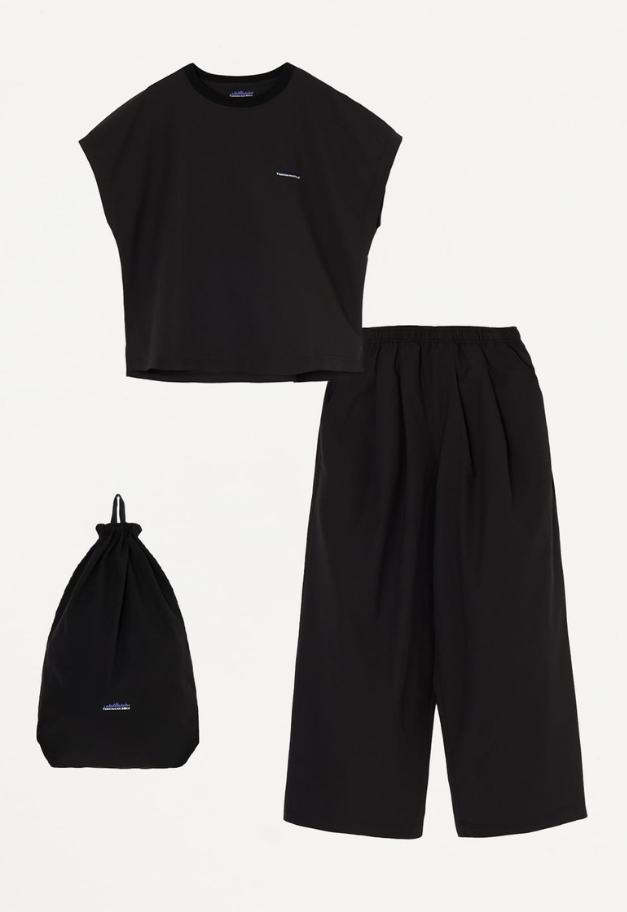 THOUSANDMILE FRENCH SLEEVE SHIRT&LONGPANTS SET【残FOX2点】