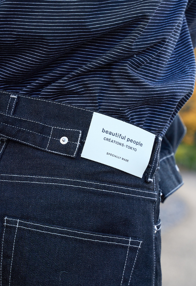 beautiful people selvedge denim oldies fit【indigo】