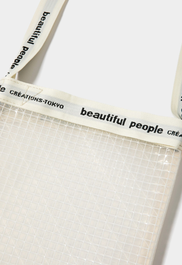 beautiful people Vinyl logo tape Sacoche bag【再入荷通知をご登録下さい】
