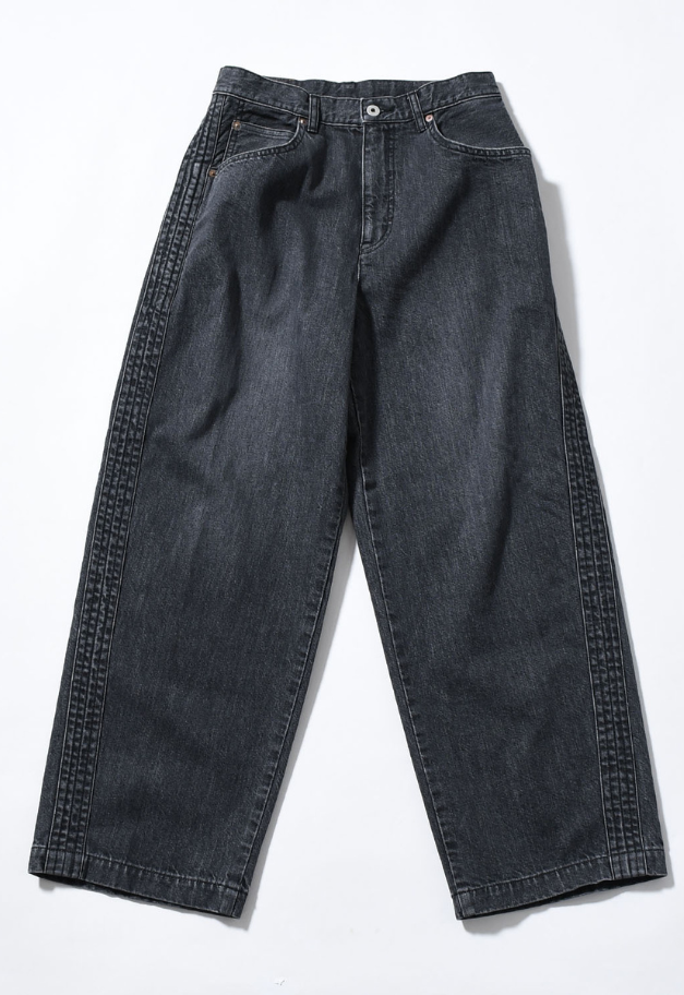 JOHNBULL DENIM STETCHING LINE PANTS