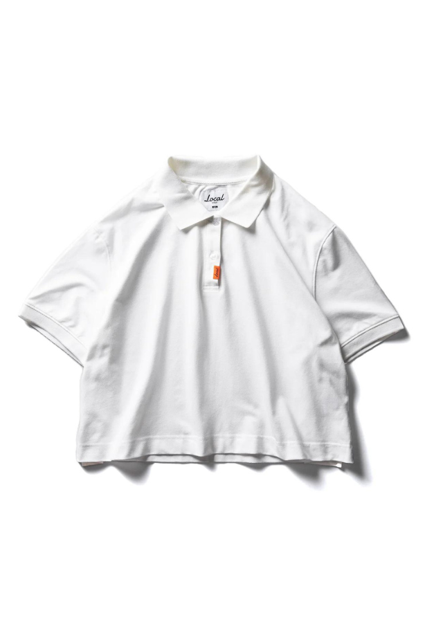 Local GOLF Basic Short S/S POLO【WHITE】