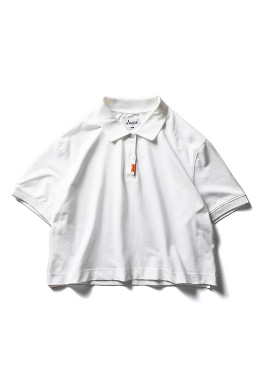 Local GOLF Basic Short S/S POLO【WHITE】