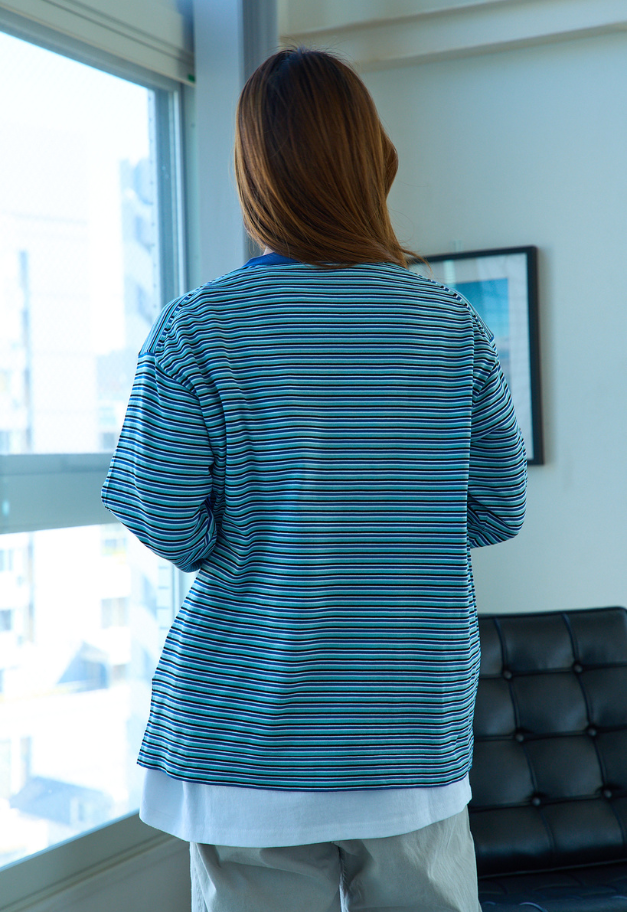 RYE TENDER MERCER L/S TEE - STRIPE
