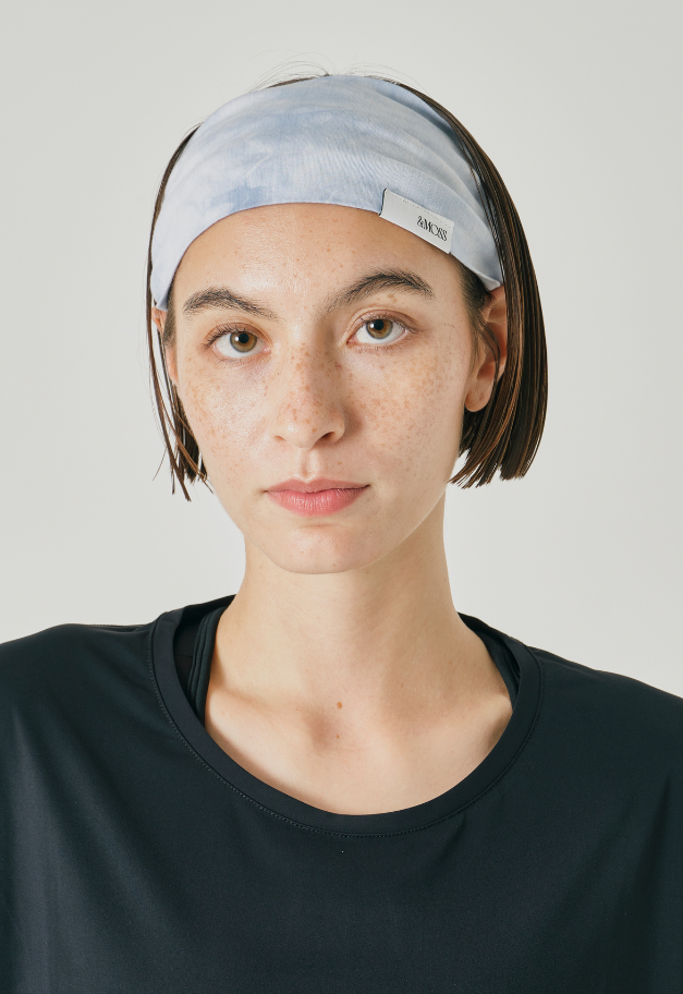 &MOSS【クーポン割引】TIEDYE TRICOT JERSEY HEADBAND