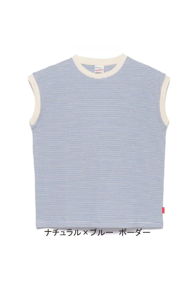 Healthknit Narrow Border Jersey Sleevless【WOMENS ITEM/残BLACK1点】