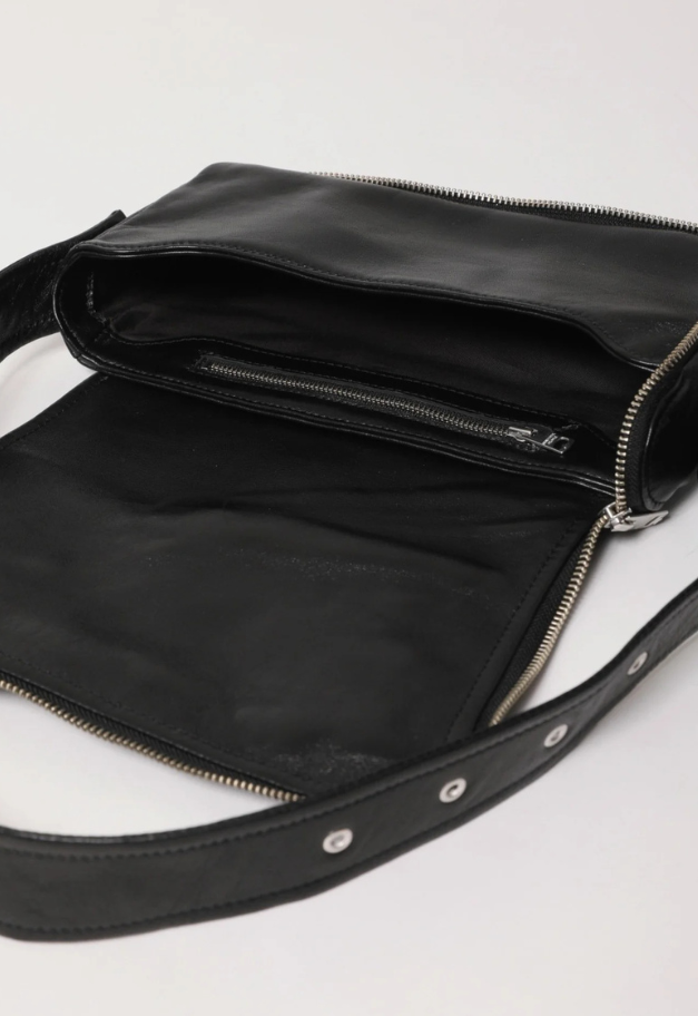 beautiful people excerption riders flap shoulder bag
