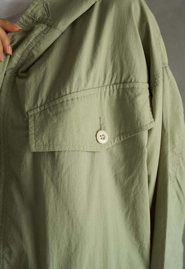 ARMY TWILL Nylon OX Hooded Coat