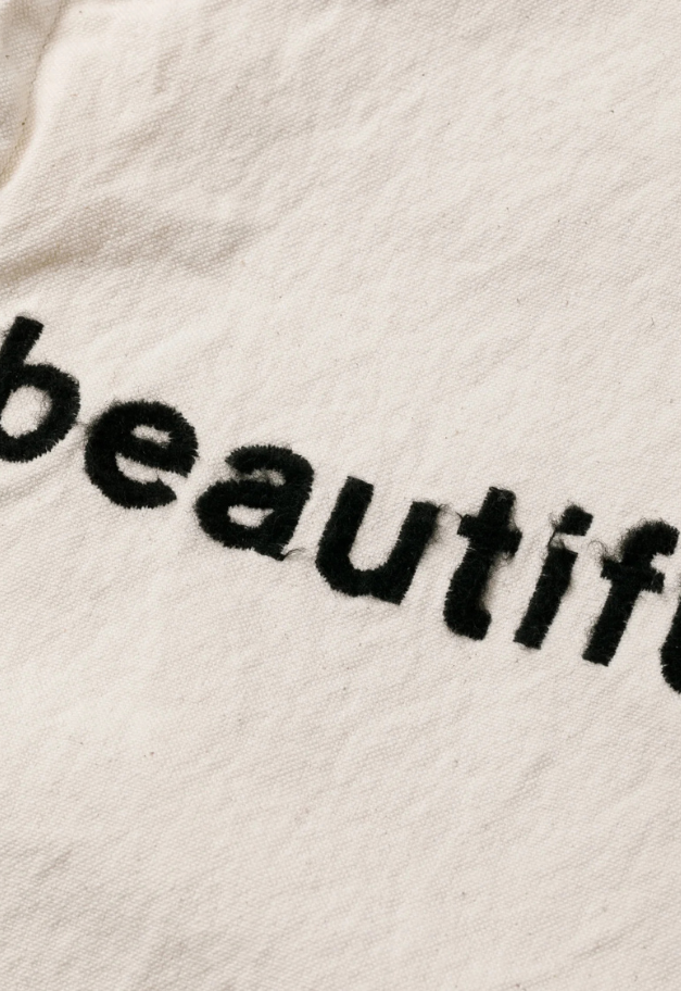 beautiful people brushed logo mini lesure bag