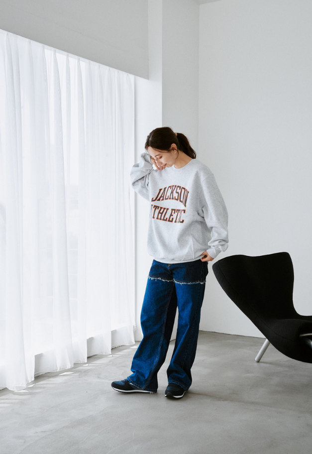 RUSSELL ATHLETIC Russel*Jackson Matisse "Arch Logo" Dri-Power Sweat Shirt