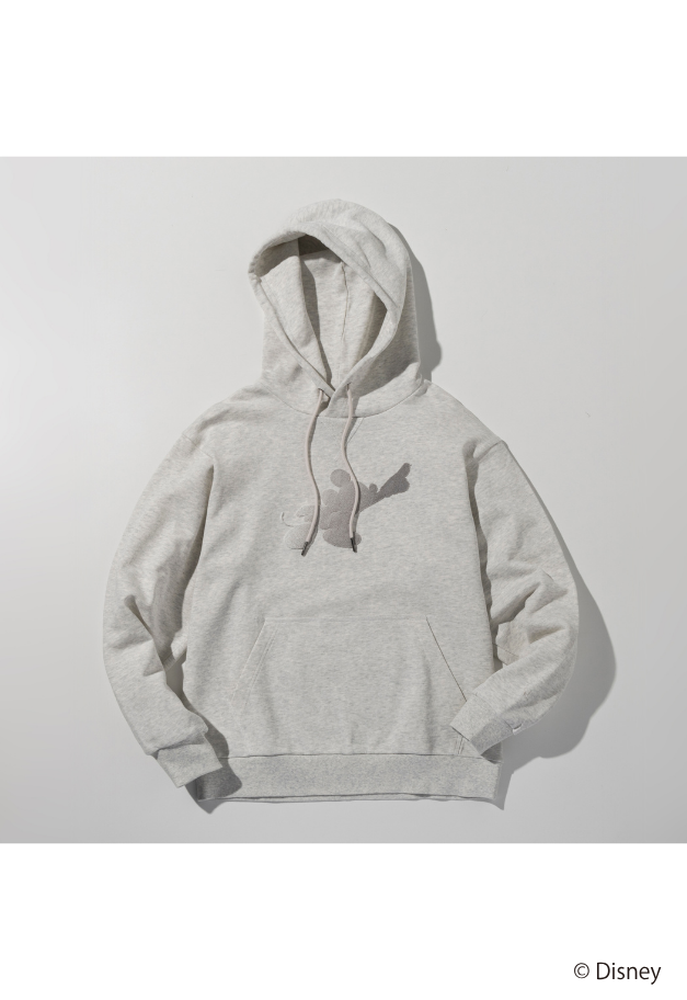 1PIU1UGUALE3 RELAX【MICKEY】 GRADIENT EMBROIDERED HOODIE