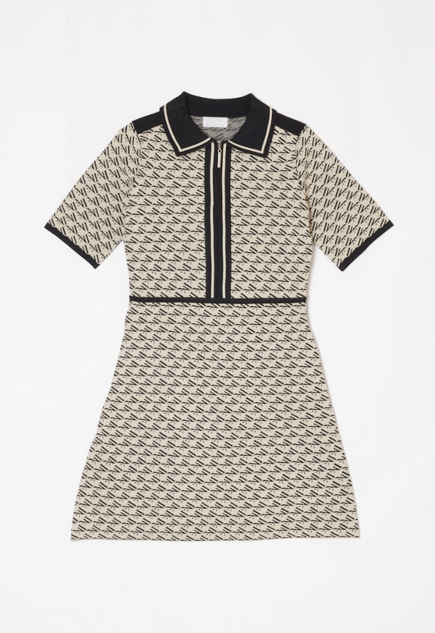 LE.NAN Logo zip one-piece
