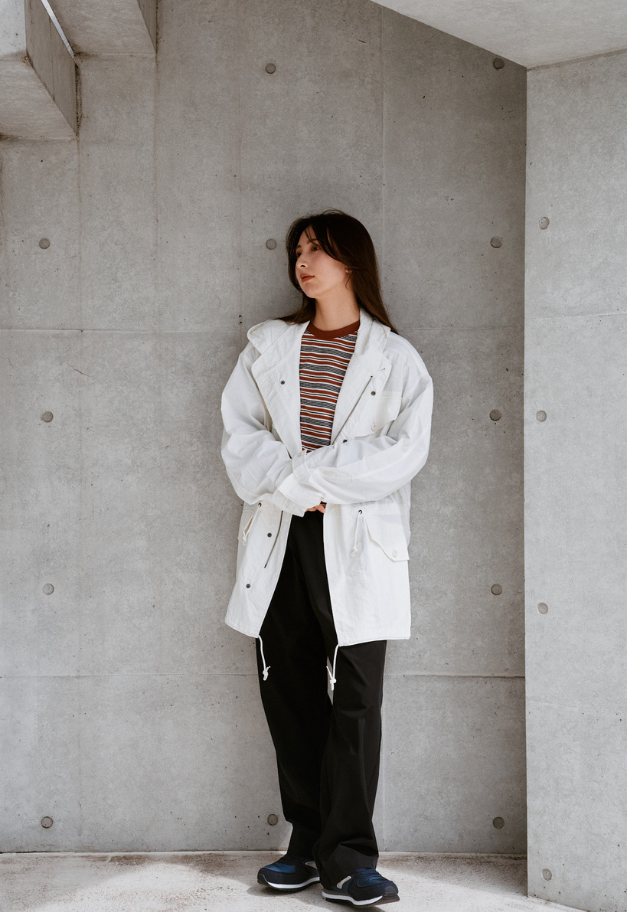 ARMY TWILL Nylon OX Hooded Coat