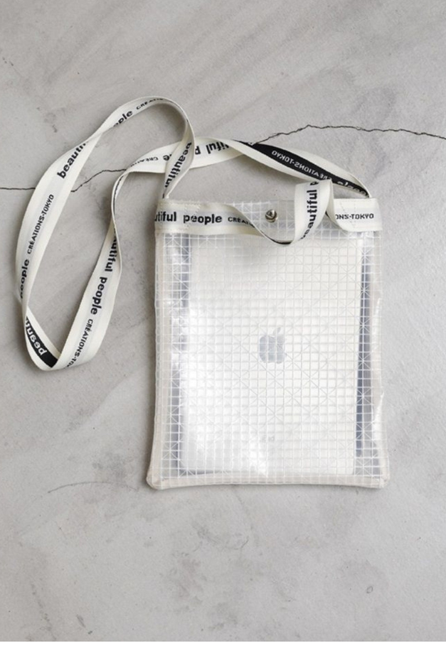 beautiful people Vinyl logo tape Sacoche bag【再入荷通知をご登録下さい】