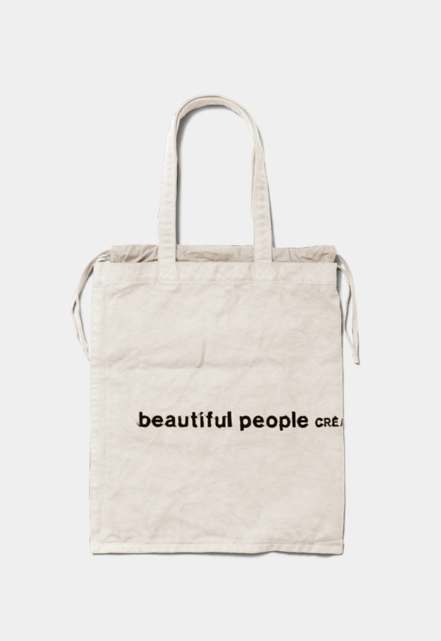 beautiful people brushed logo bag