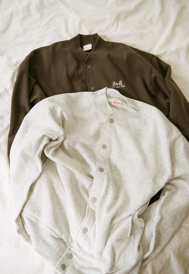 Healthknit classic sweat snap JK