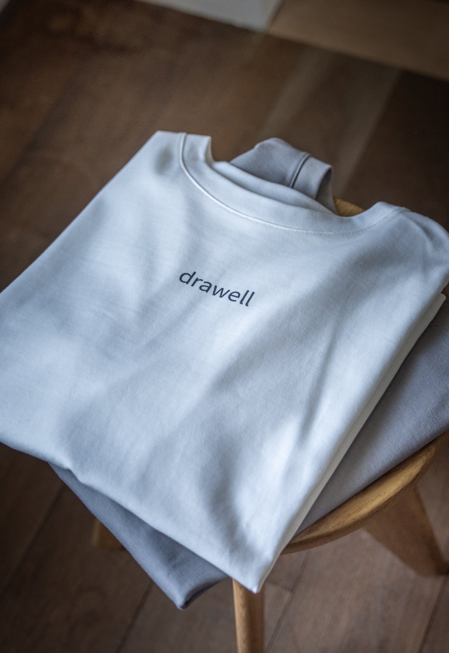 drawell LOGO PRINT T【WHITE/GRAY】
