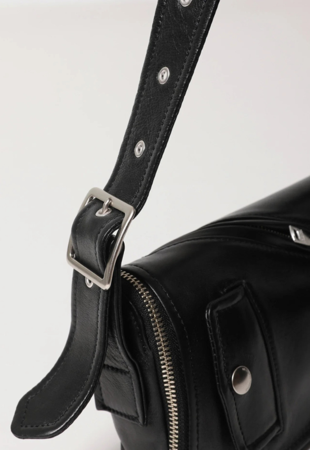 beautiful people excerption riders flap shoulder bag