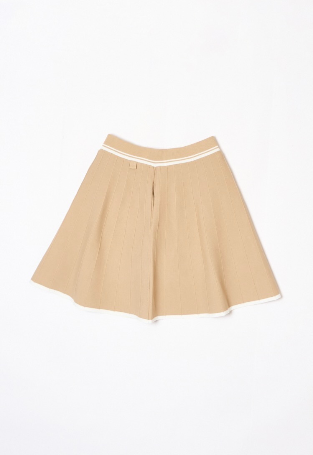 LE.NAN Urban Knit Flare Skirt