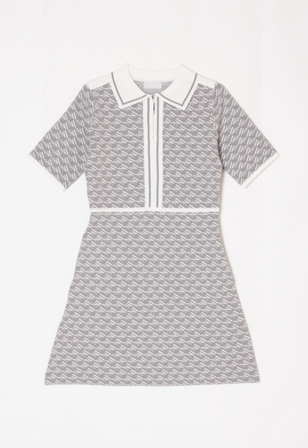 LE.NAN Logo zip one-piece