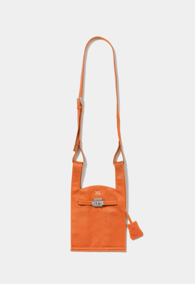 beautiful people market shoulder bag in shrink leather