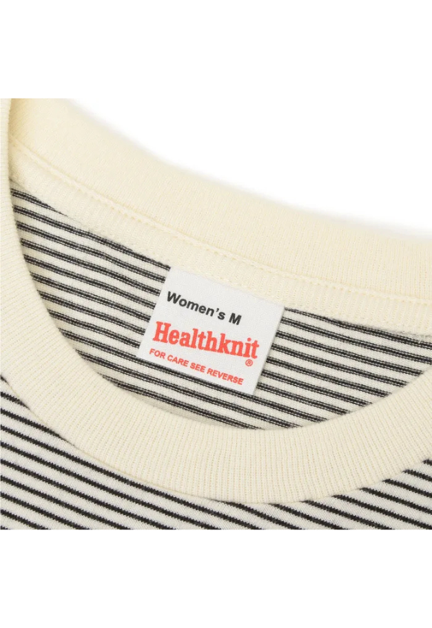Healthknit Narrow Border Jersey Sleevless【WOMENS ITEM/残BLACK1点】