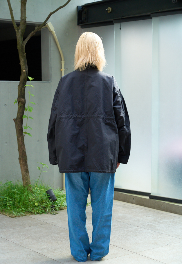 ARMY TWILL COTTON NYLON STAND COAT