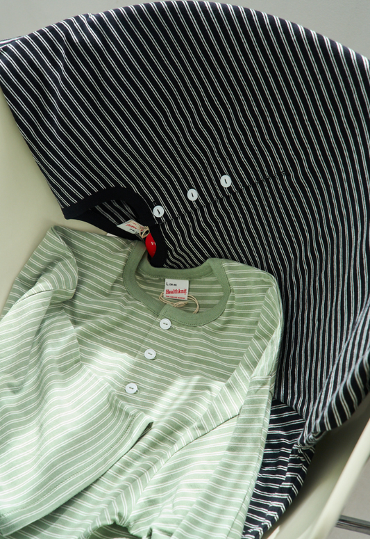 Healthknit Classic Border Jersey Henley