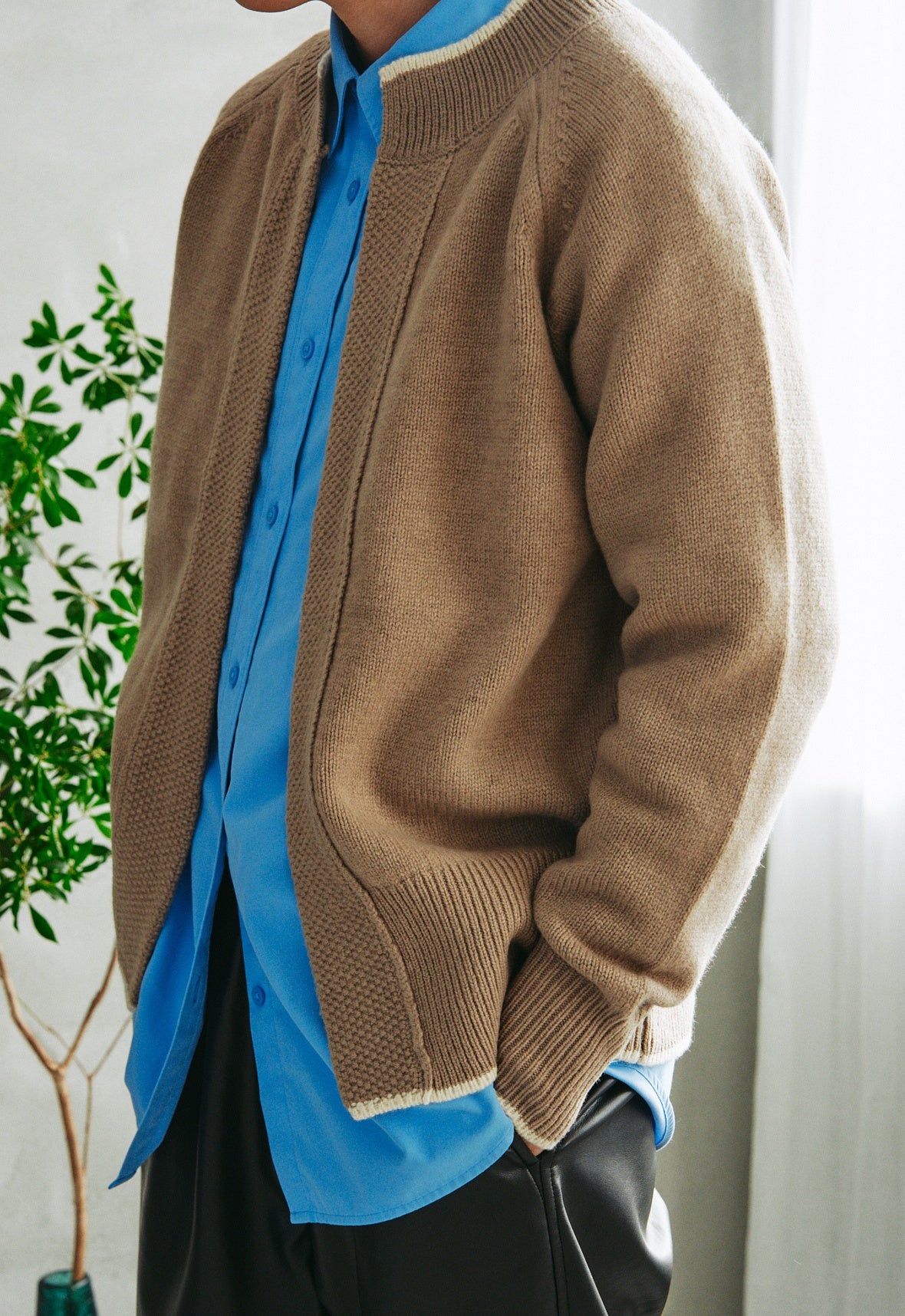 ANNUAL MOSS STITCH CARDIGAN