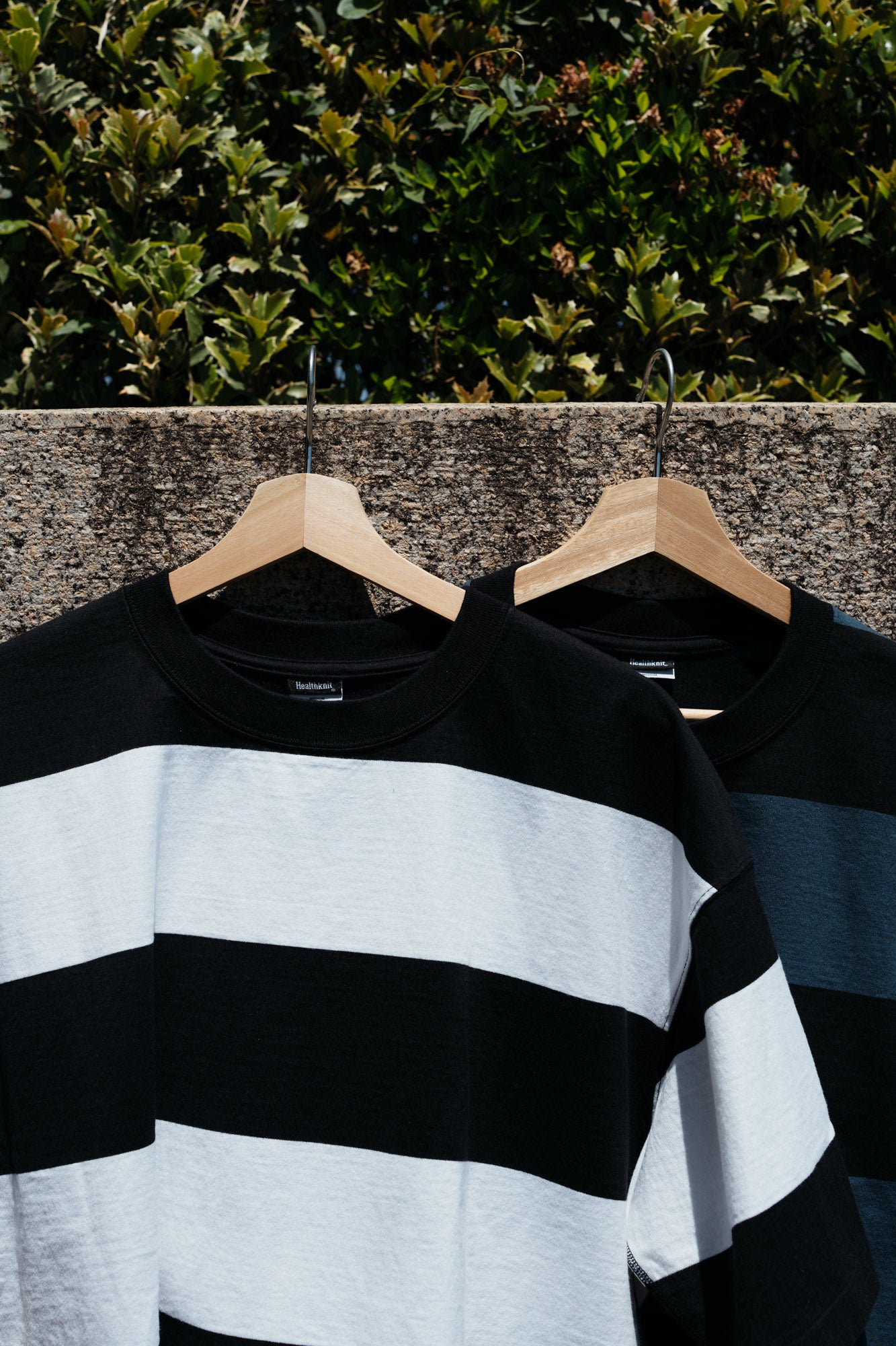 Healthknit Black Label PRISONER STRIPES TEE