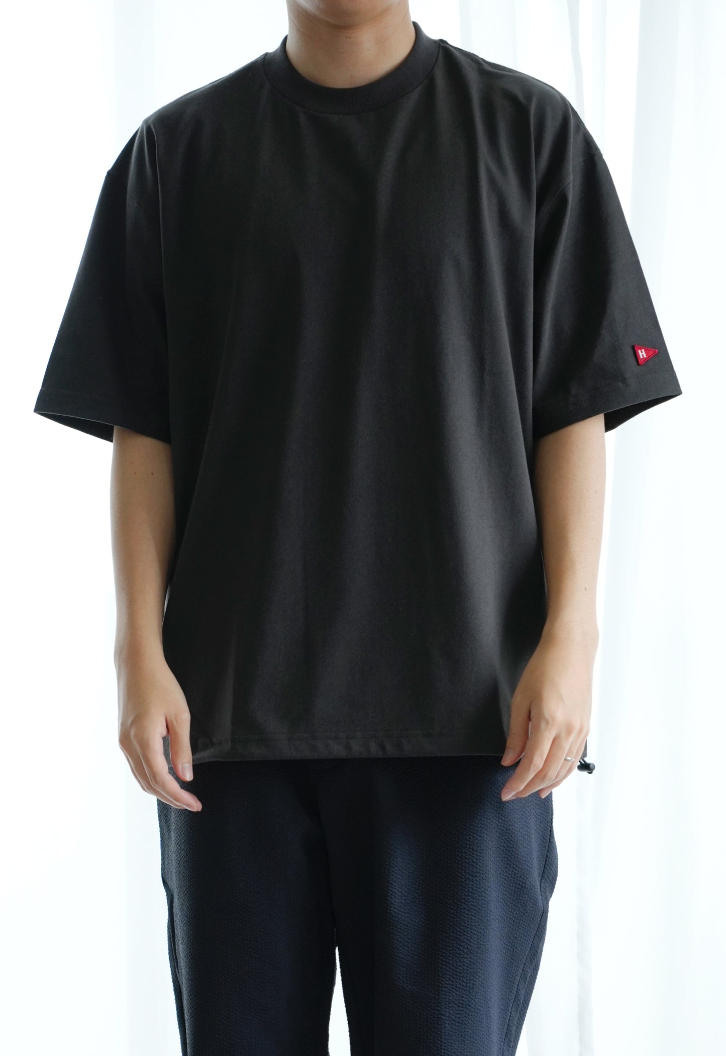 Healthknit Open-End Dry Jersey Wide Crew S/S