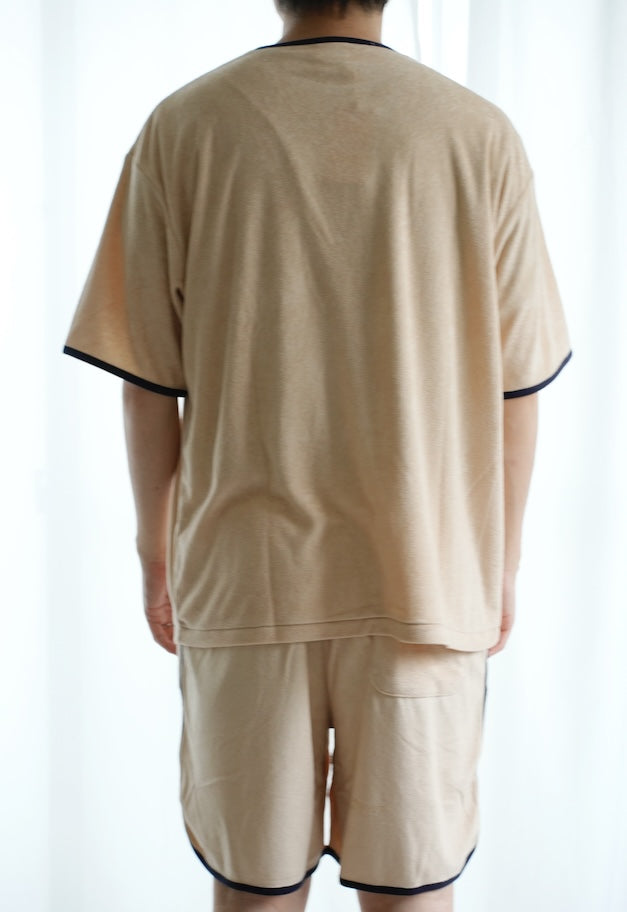 Healthknit Tri-Blend Pile Crew S/S w/Pocket
