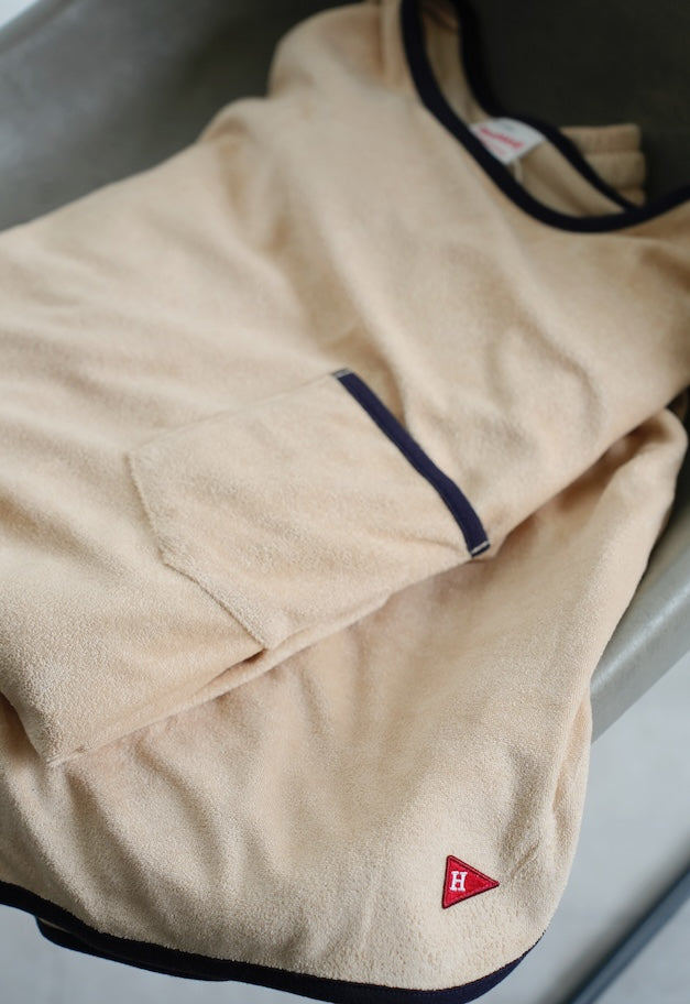 Healthknit Tri-Blend Pile Crew S/S w/Pocket